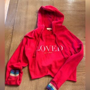 Spiritual Gangster crop LOVE hoodie